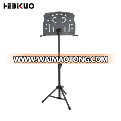 PA540 Adjustable big folding metal black tripod music book stand